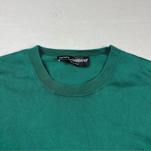 Dolce & Gabbana Green Fitted Crop Sweatshirt - Picture 3 of 7